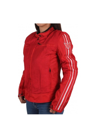Venom Jessy Lady Fileli Yazlik Motosiklet Montu-48539-Kırmızı