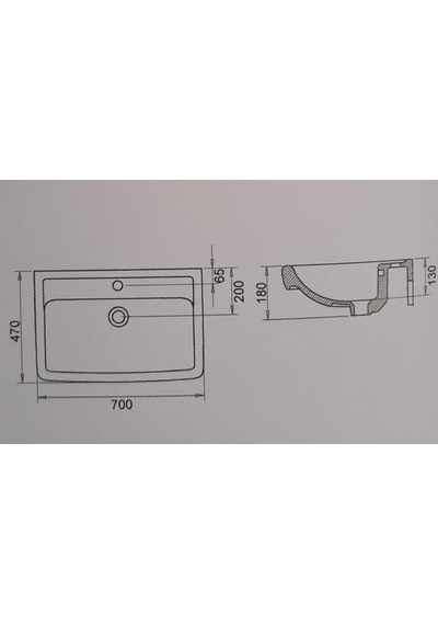 Q70cm Lavabo Turavit Diğer