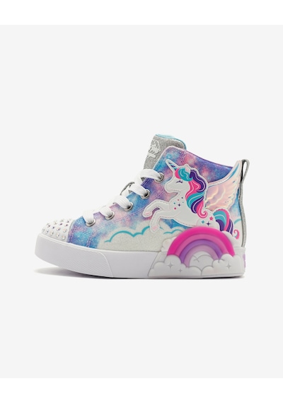 Skechers Twinkle Magic Büyük Kız Çocuk Mor Işıklı Spor Ayakkabı 314325l Lvmt Mor
