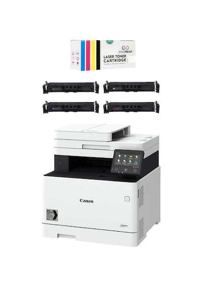 Canon MF752CDW - Fotokopi - Tarama - Duplex - Wifi - Renkli A4 Fotokopi Makinası Uyumlu Tonerli