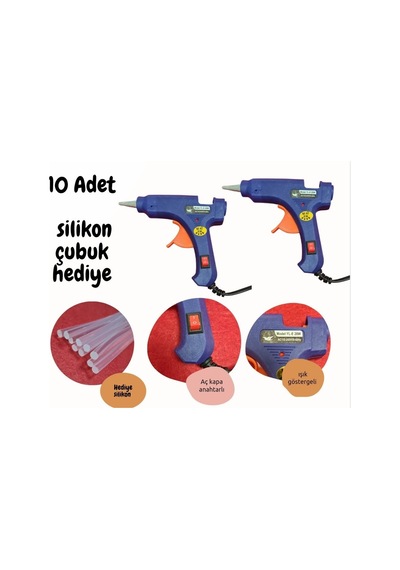 Anahtarlı Silikon Tabancası 20 W
