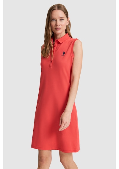 U.s. Polo Assn. Kadın Kırmızı Elbise Örme 50323571-vr213 Rısk Red