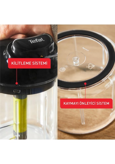 Tefal Manuel Rondo 900ml Buz Kırıcı Kit 001 Siyah