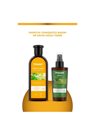 Papatya Şampuanı 300 Ml - Her Tip Saç Için K.ağacı Özlü Saç Toniği 125 Ml.