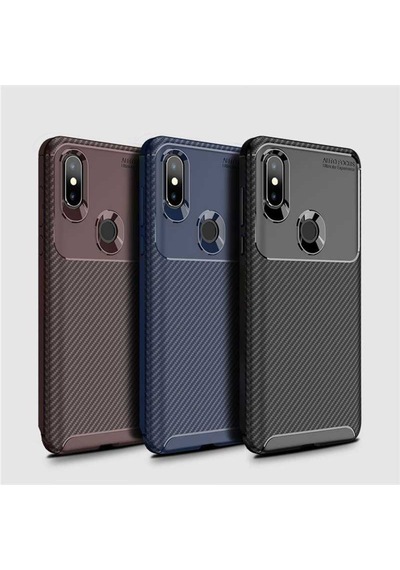 Xiaomi Mi Mix 3 Kilif Karbon Silikon Case 389460811