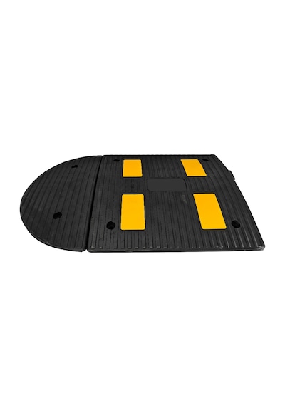 Reflektifli Kauçuk Hız Kesici 4 Bantlı - 10 Metre Set-4096