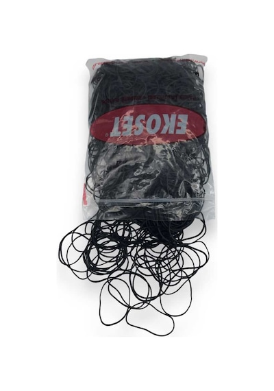Ekoset 500 Adet 70 MM Siyah Para Lastiği