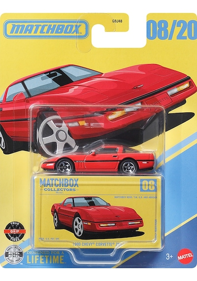 Matchbox Premium Arabalar 1990 Chevy Corvette Zr1 Jjv94 Çok Renkli