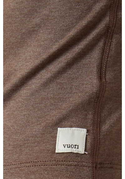 Vuori Dreamknit Halo Bebek Tişörtü, Yumuşak & Çok Yönlü, Çevre Dostu Kahverengi