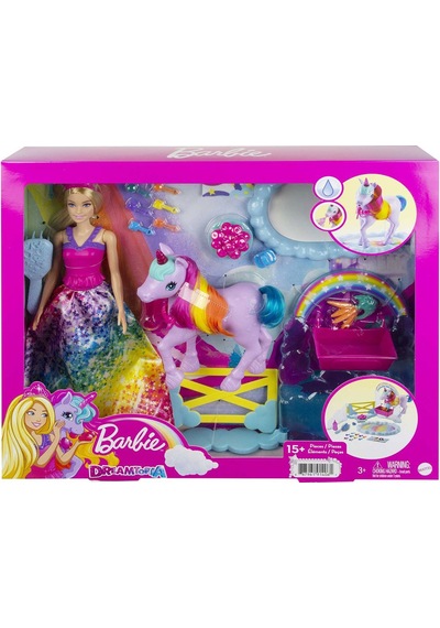 Gtg01 Barbie, Bebek Ve Tek Boynuzlu At, Dreamtopia Hayaller Ülkesi