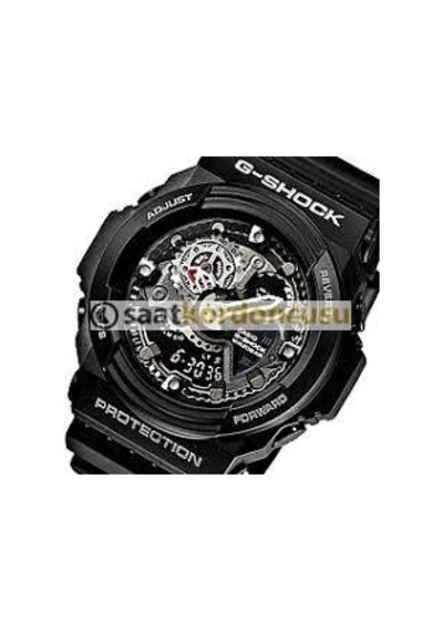 Casio Ga300 Uyumlu Siyah Silikon Saat Kordonu