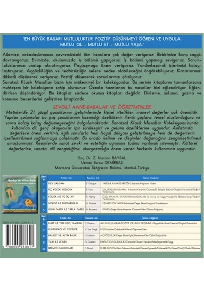 Sanatsal Klasik Masallar - Balıkçı Ve Altın Balık (Üç Kitap)