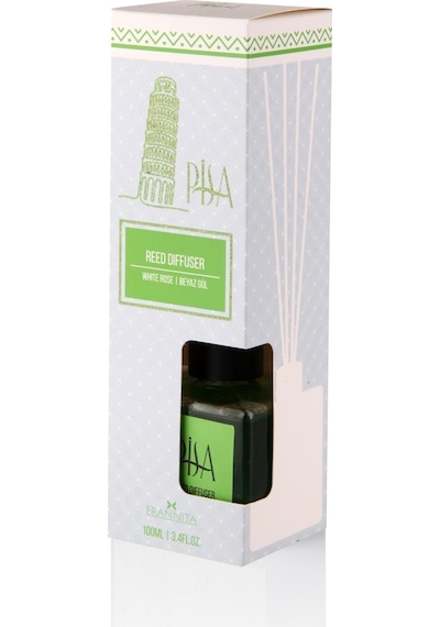 Pisa Beyaz Gül Bambu Çubuklu Oda Kokusu 100 ML