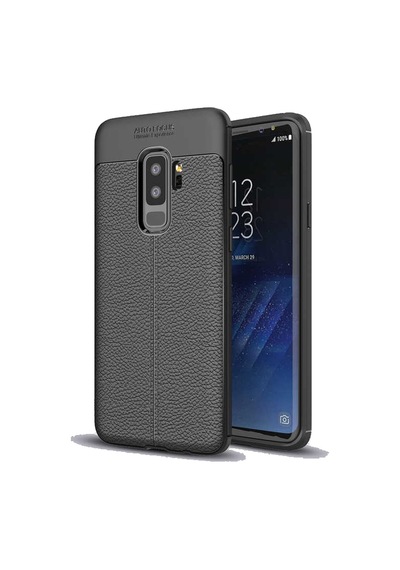 Adige Samsung Galaxy Uyumlu S9 Plus Kılıf Niss Deri Görünümlü Silikon