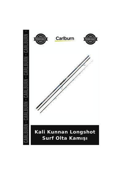 Premium Kali Kunnan Longshot Surf Olta Kamışı Uzak Atış Balık Avı Karbon Gövde