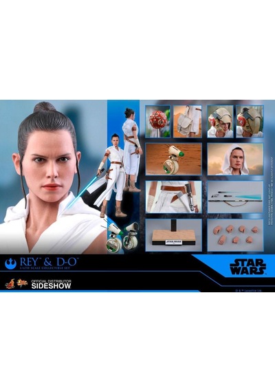 Hot Toys Rey And D-O Sixth Scale Figure Set 905520 - Star Wars. T