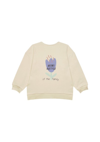Antebies "mini Artist" Sweatshirt Eşofman Set Krem