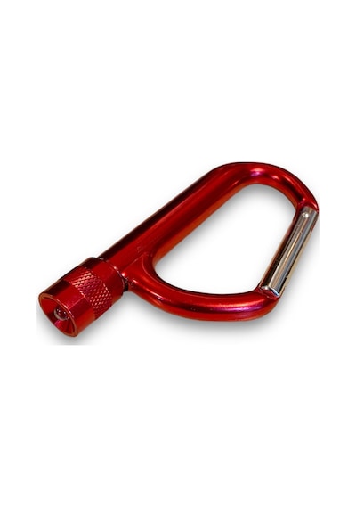 Mini Karabinalı Led El Feneri Siyah