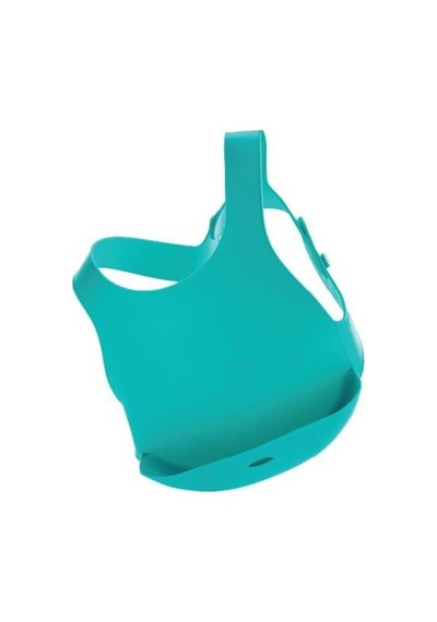 Oioi Silikon Mama Önlüğü Aqua Green Açık Yeşil