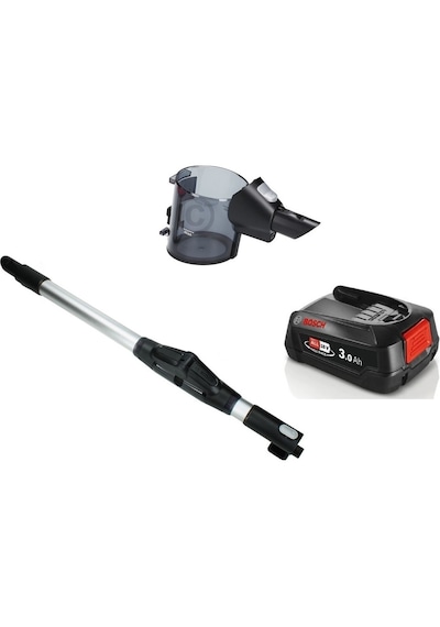 Bosch Uyumlu Unlimited 6-7 Serileri  Kırılabilir Boru Toz Haznesi 3 Ah Batarya 3lü Set 3