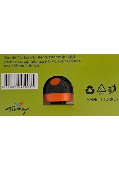 Medalyan Md-705 Otomatik Sulama Tabancası 7 Fonksiyonlu Hortum Takma Aparatı Paket İçeriğinde Yoktur
