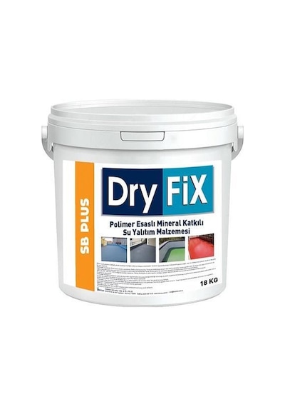 Dryfix Sb Plus Polimer Esaslı Su Yalıtım Malzemesi 18 Kg Beyaz