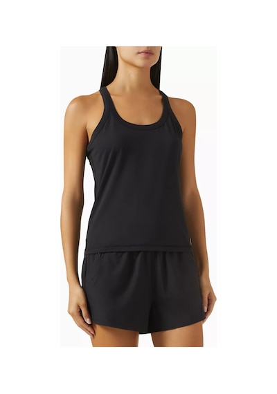 Vuori Lux Racerback Tank, Nefes Alabilen & Esnek, Çevre Dostu Siyah