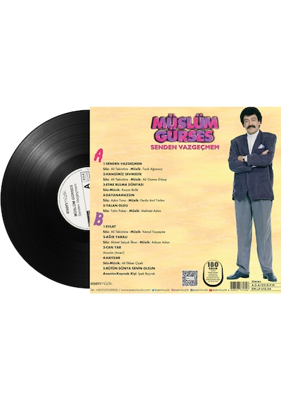 Müslüm Gürses - Senden Vazgeçmem  (Plak)