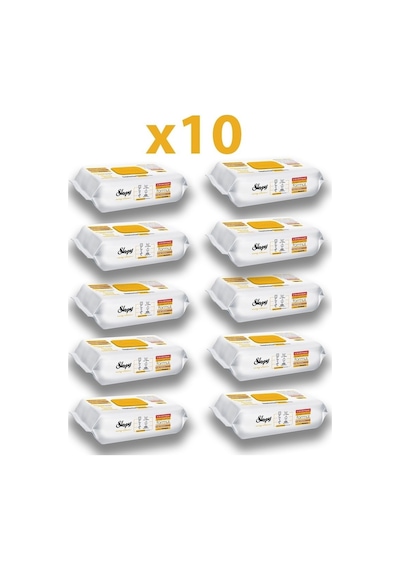 Sleepy Sleepy Easy Clean Arap Sabunu Katkılı Yüzey Temizlik Havlusu 100'lü - 10 Adet Diğer