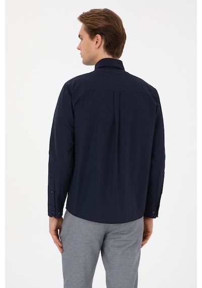 U.s. Polo Assn. Erkek Lacivert Gömlek Desenli 50308291-vr033 Lacıvert