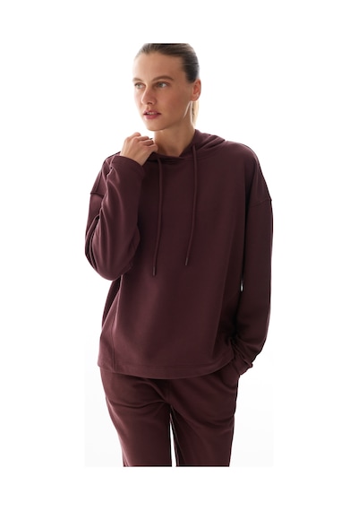 Penti Kahverengi Oversize Plain Uzun Kollu Sweatshirt Bn83