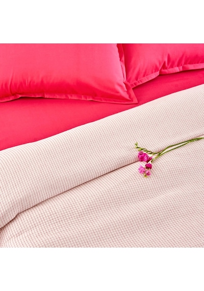 Taç Bamboo Dreams Private Pike Takımı Plain Fuşya Çift Kişilik Fuşya