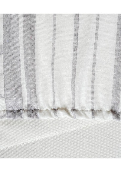 Cotton Collection Tek Kişilik Çizgili Çarşaf Seti Mistray Renkli