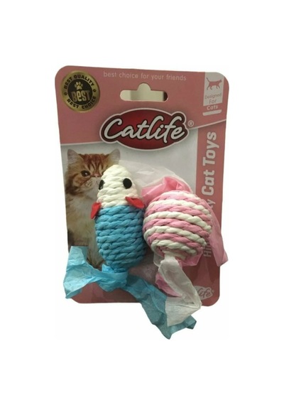 Catlife Kediler için Fare ve Top Oyuncak 2'li