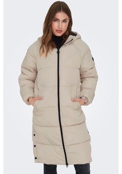 Only Kapüşonlu Puffer Taş Kadın Kaban 15304786 001