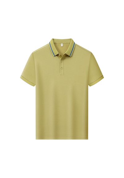 New Performance.arw98366.serintutan-antibakteriyel-yüksek Kalite.düğmeli Polo T.shirt Sarı
