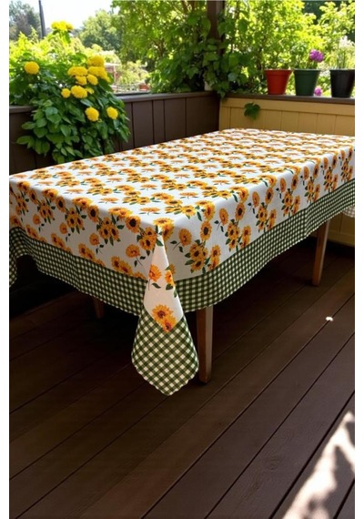 Saralya Dertsiz Masa Örtüsü 140x180 Cm Çok Renkli