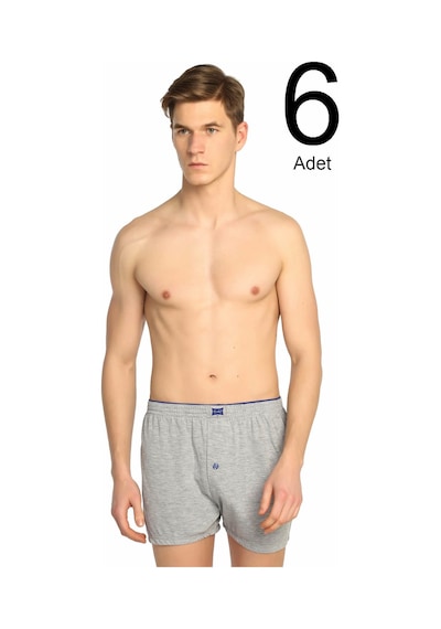 6'Lı Paket 0117 Tutku Erkek Boxer