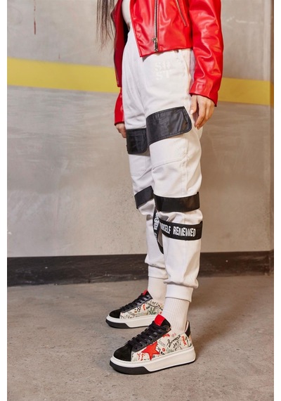 Goose Siyah Hakiki Süet Kadın Sneaker-Siyah Süet Siyah