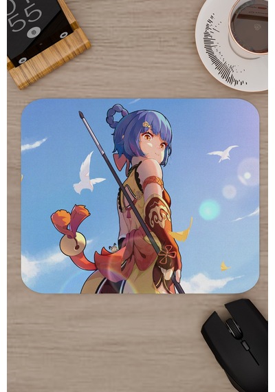 Xiangling Genshin Impact Anime Oyuncu V2 - 22x18 Gaming Mouse Pad Fare Altlığı