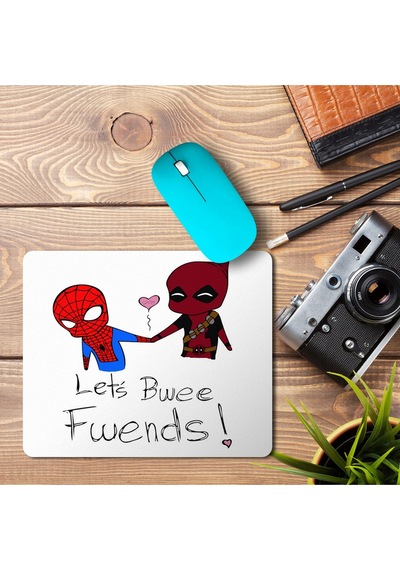 Deadpool V Spiderman 2 Baskılı Mouse Pad Mousepad.jpg