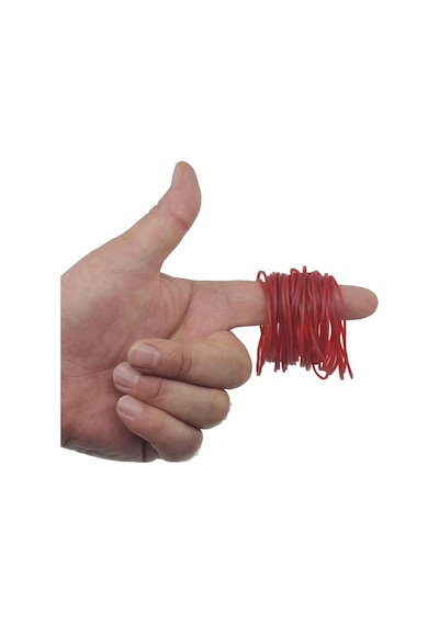 Ekoset Kırmızı Paket Ambalaj Para Lastiği 70Mm 1Kg
