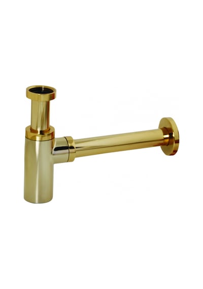 Creavit Lavabo Sifon 33 Cm G1 1/4 - Altın Altın