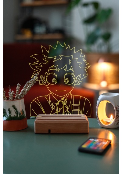 Deku Izuku My Hero Academia 16 Renk Kumandalı 3d Gece Lambası