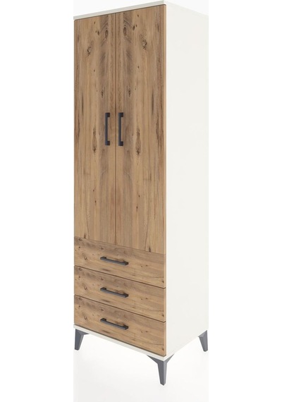 Hyperion Dolap 2 Raflı 3 Çekmeceli 2 Kapaklı 60x44x182 Aytaşı... Aytaşı
