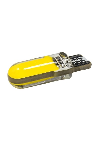 T10 Silikon Sarı Led Dc 12V Araba Aydınlatma Ampul Yan Park Lamba