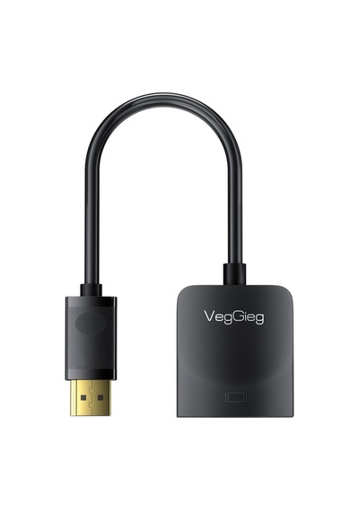 Veggieg Displayport Dp To Vga Full Hd 1080p 60hz Çevirici Dönüştürücü Adaptör