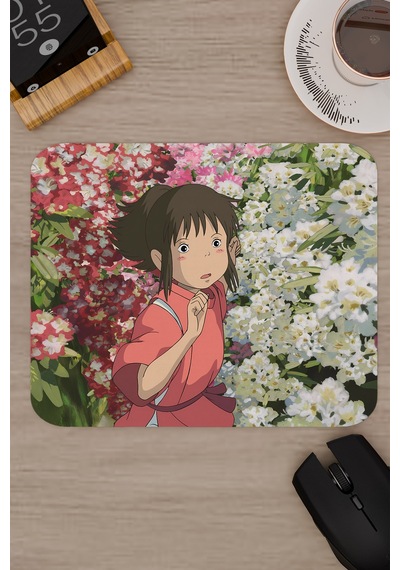 Spirited Away Kaymaz Dikişli Kauçuk Oyuncu Mousepad V1 - 22x18 Gaming Mouse Pad Fare Altlığı
