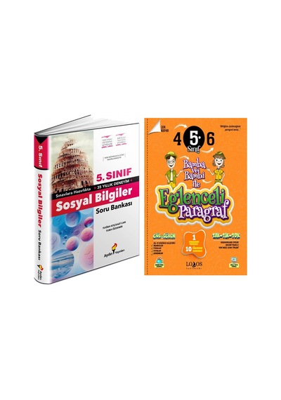 Aydın Yayınları 5.sınıf Sosyal Bilgiler Ve Lodos Eğlenceli Paragraf Soru Bankası Seti 2 Kitap