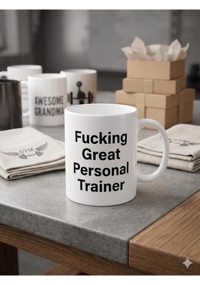 Great Personal Trainer Kupa - Kişisel Antrenör Komik Seramik Bardak Fitness Hediyesi 325ml Beyaz - Çok Renkli Great Personal Trainer Kupa - Kişisel Antrenör Komik Seramik Bardak Fitness Hediyesi 325ml Beyaz - Çok Renkli